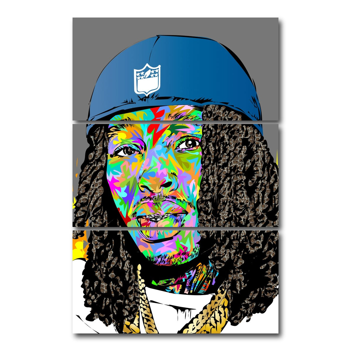 AUTO-MOCKUP WHITE | king von color | 3 Piece | Gallery Wrap Canvas | group=12x24_stacked