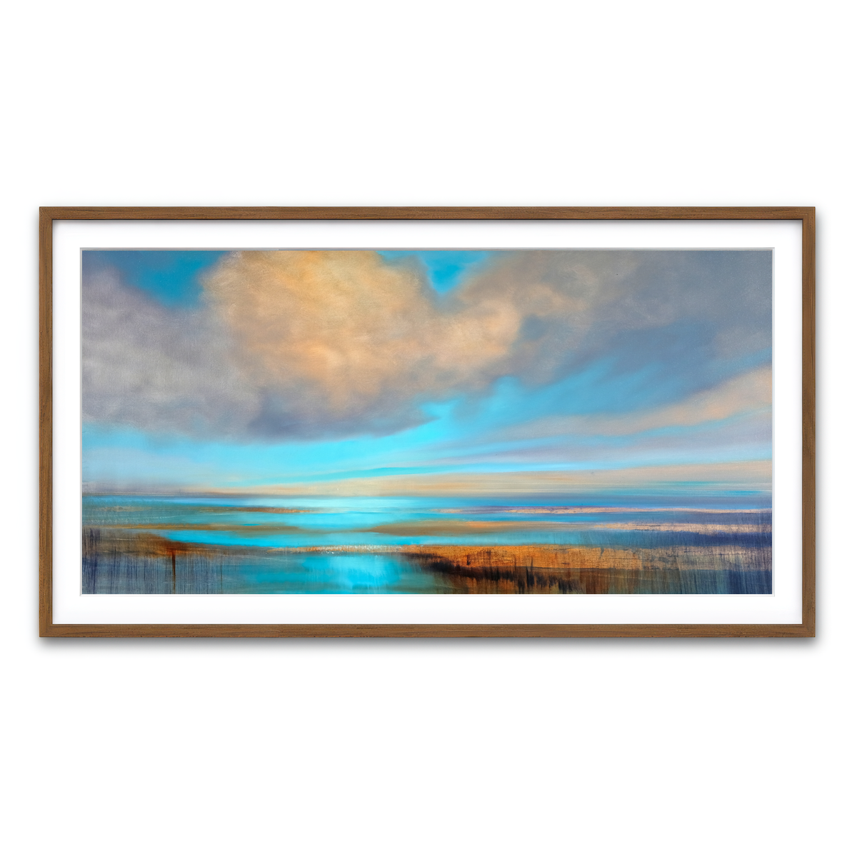 Framed Print 2x1 Walnut