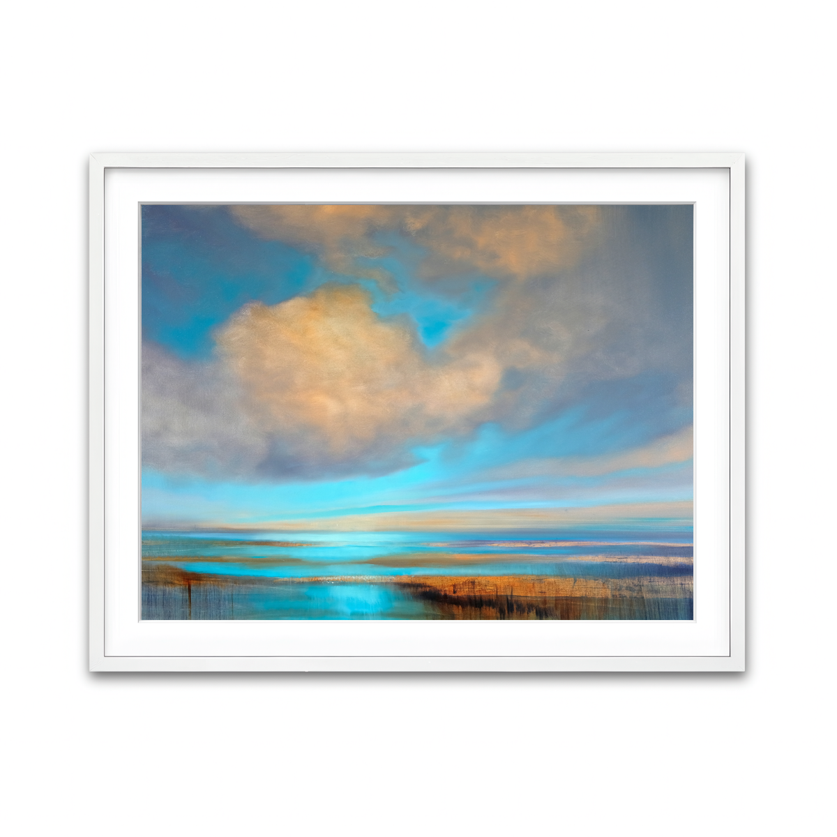 Framed Print 4x3 White