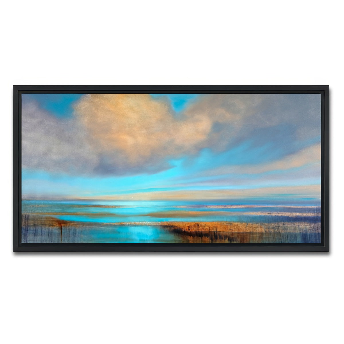 AUTO-MOCKUP WHITE | kleines glueck | 1 Piece | Black Framed Canvas | group=2x1