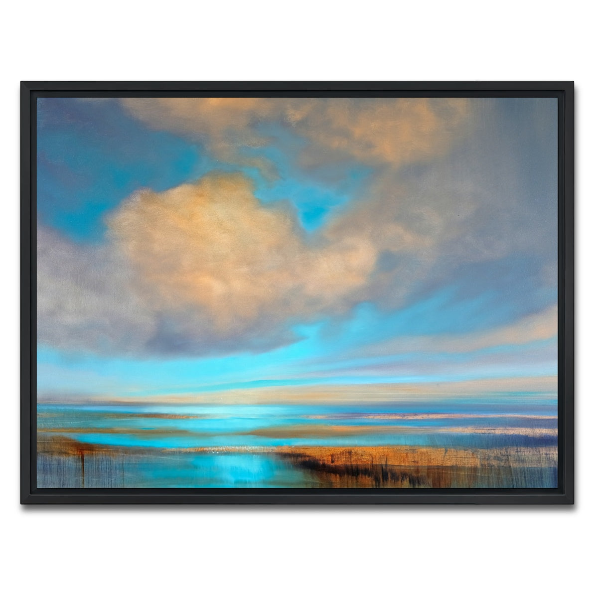 AUTO-MOCKUP WHITE | kleines glueck | 1 Piece | Black Framed Canvas | group=4x3