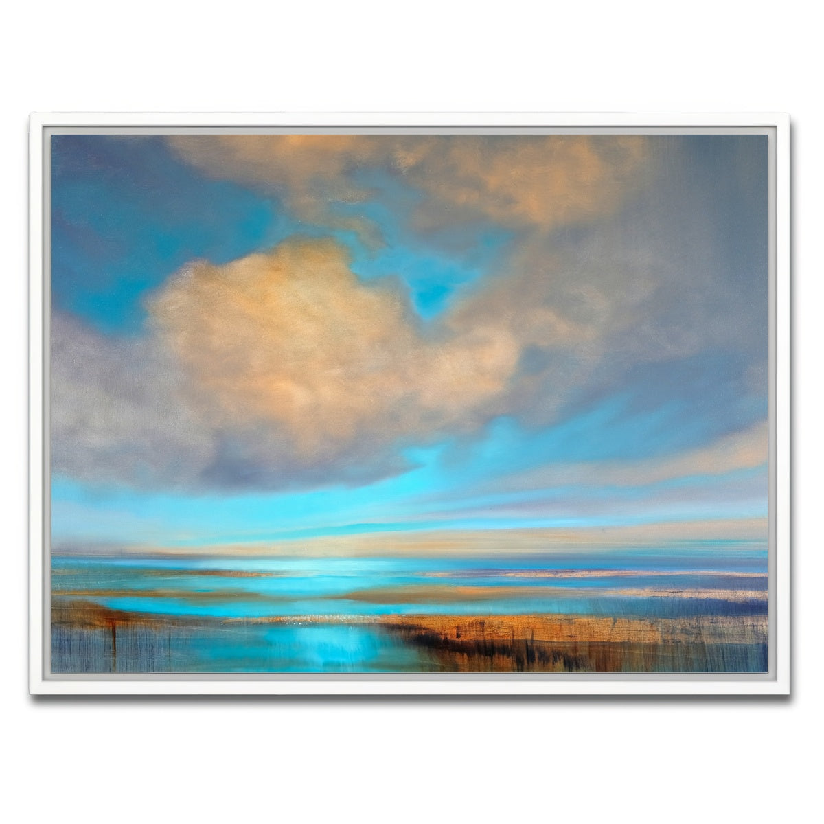 AUTO-MOCKUP WHITE | kleines glueck | 1 Piece | White Framed Canvas | group=4x3