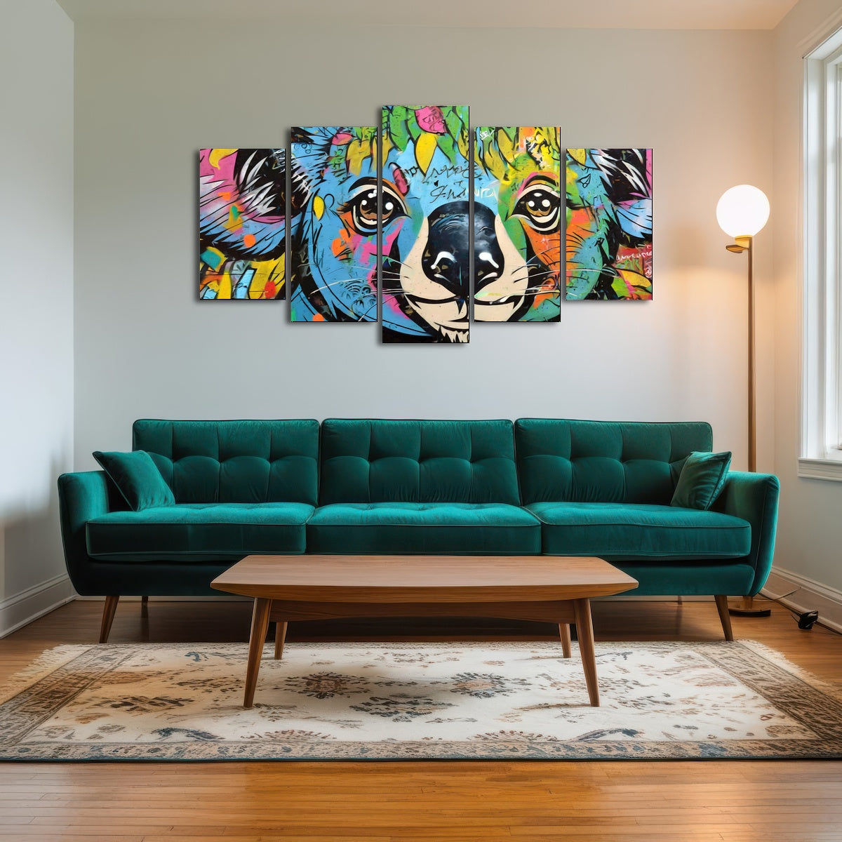 AUTO-MOCKUP ROOM | koala graffiti