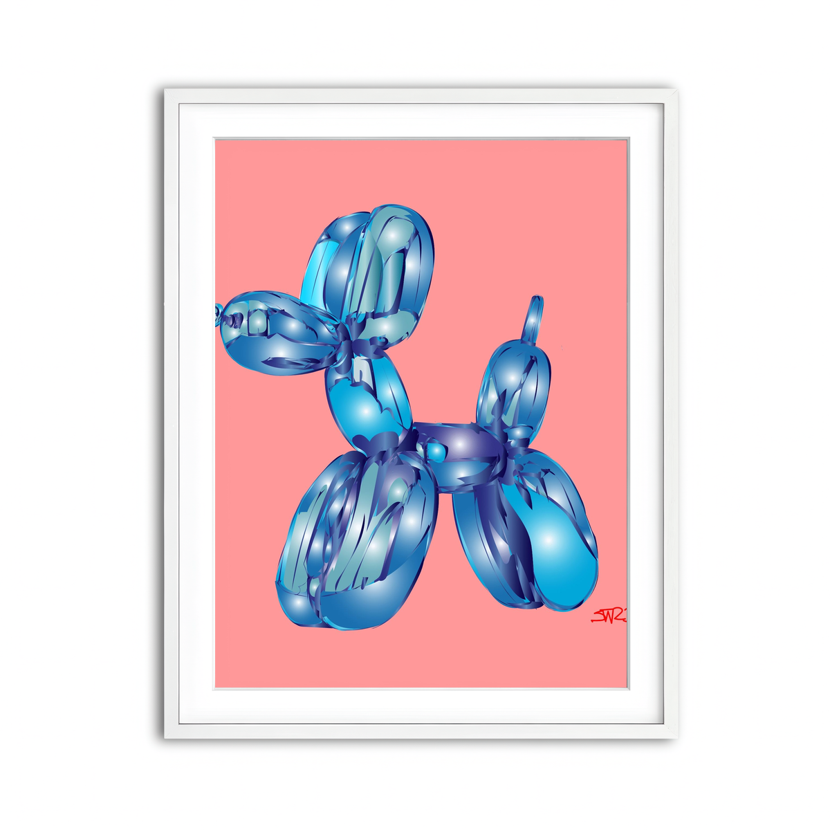 Framed Print 3x4 White