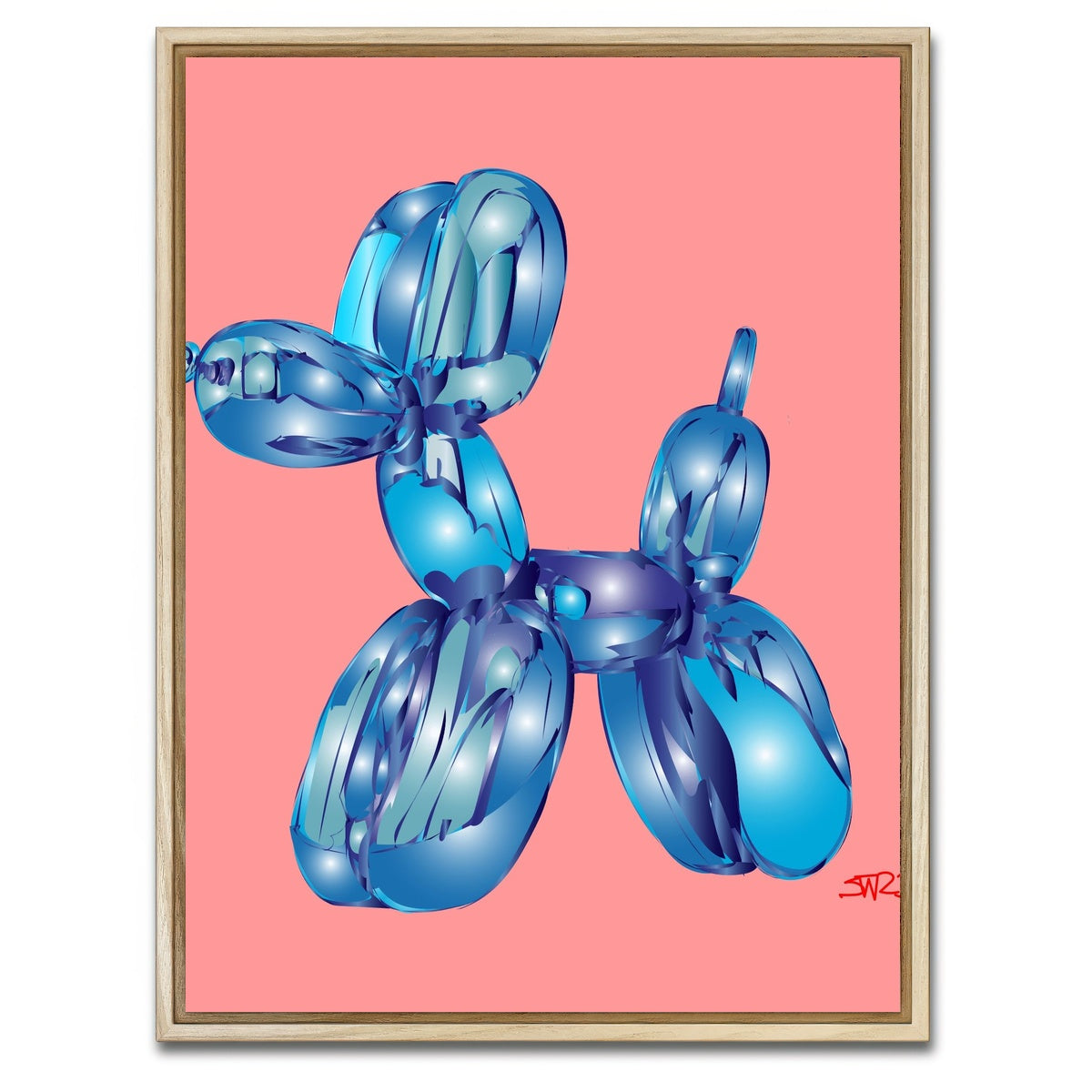 AUTO-MOCKUP WHITE | koons | 1 Piece | Natural Framed Canvas | group=3x4