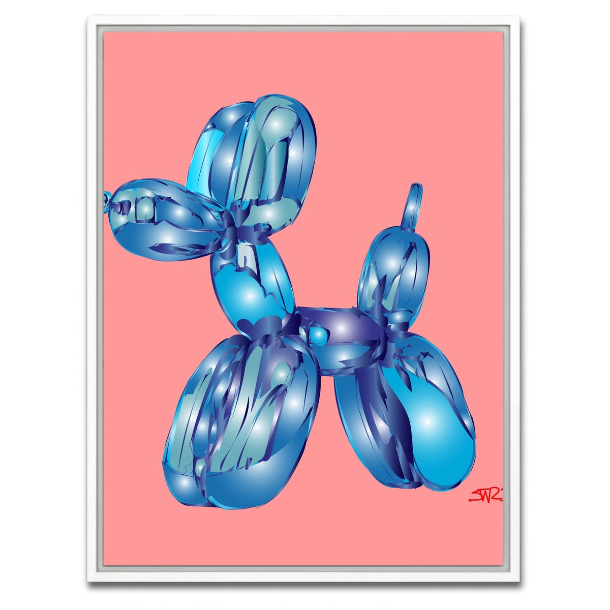 AUTO-MOCKUP WHITE | koons | 1 Piece | White Framed Canvas | group=3x4