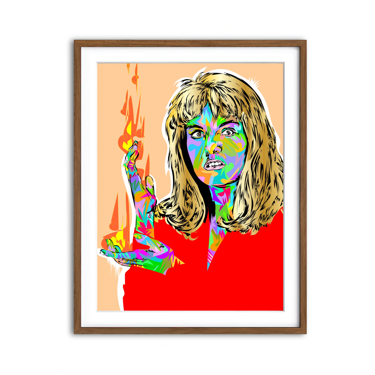 Framed Print 3x4 Walnut