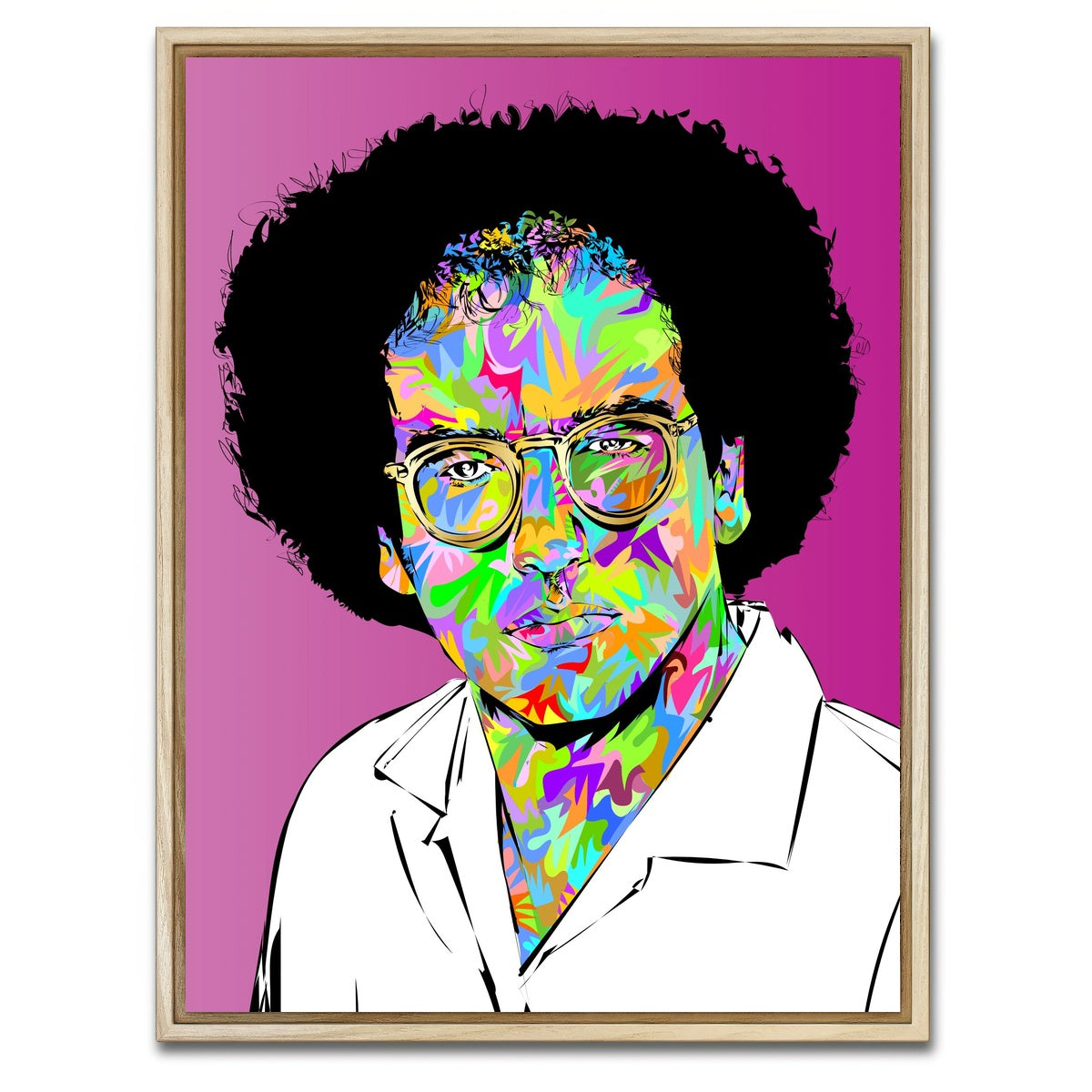 AUTO-MOCKUP WHITE | larry david | 1 Piece | Natural Framed Canvas | group=3x4