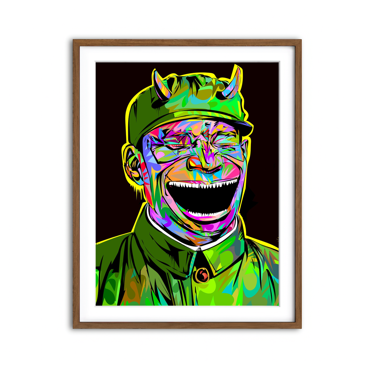 Framed Print 3x4 Walnut