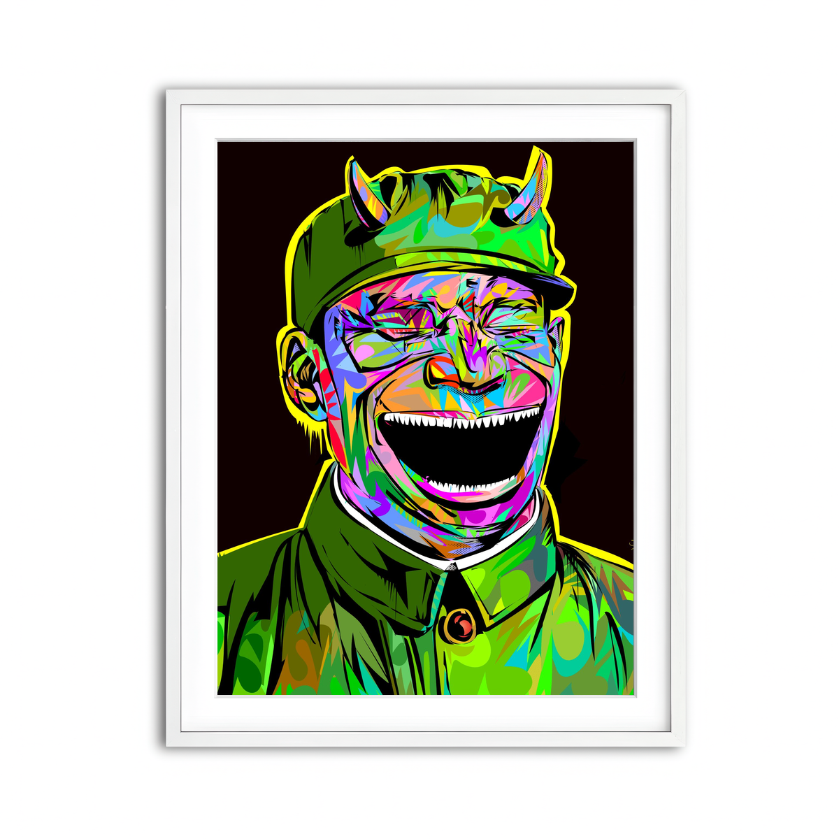 Framed Print 3x4 White