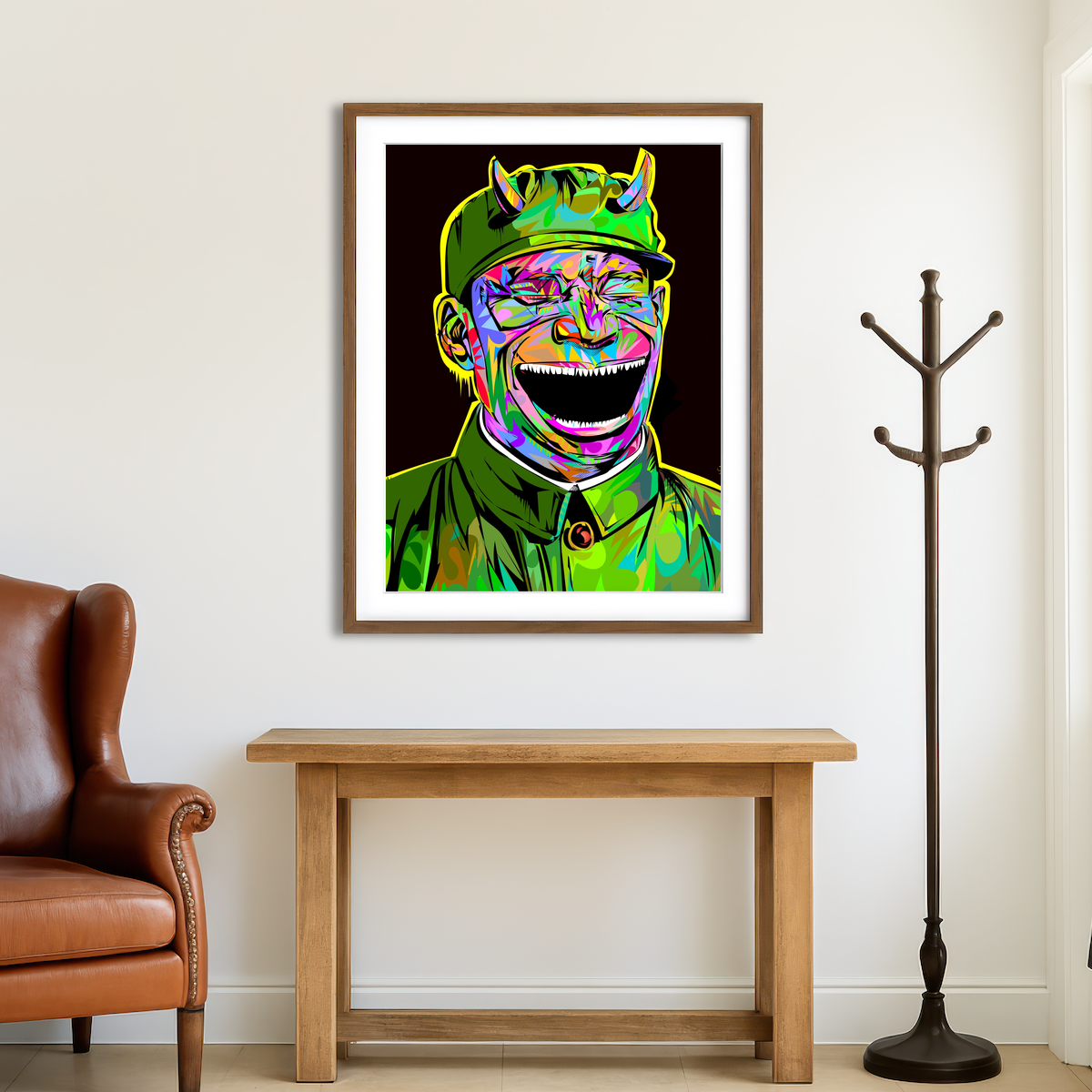 AUTO-MOCKUP ROOM | Laughing 2 Devil Wall Art
