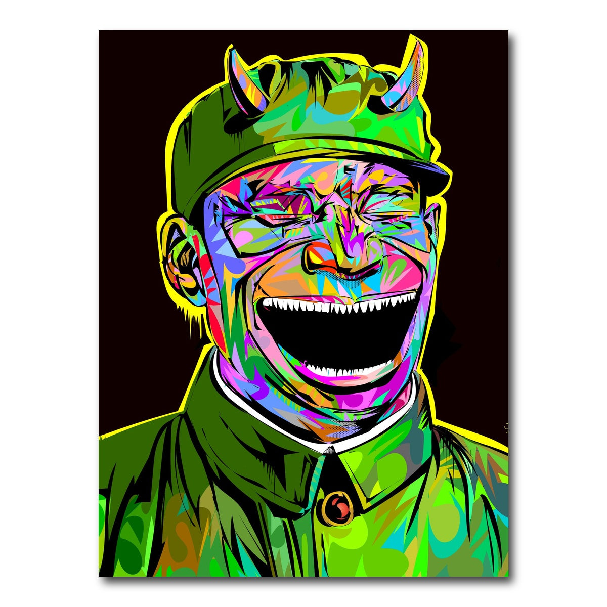 AUTO-MOCKUP WHITE | laughing 2 devil | 1 Piece | Gallery Wrap Canvas | group=3x4