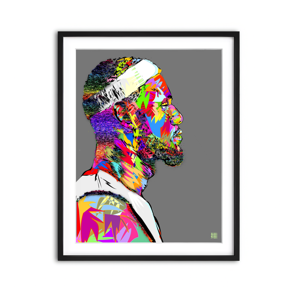 Framed Print 3x4 Black