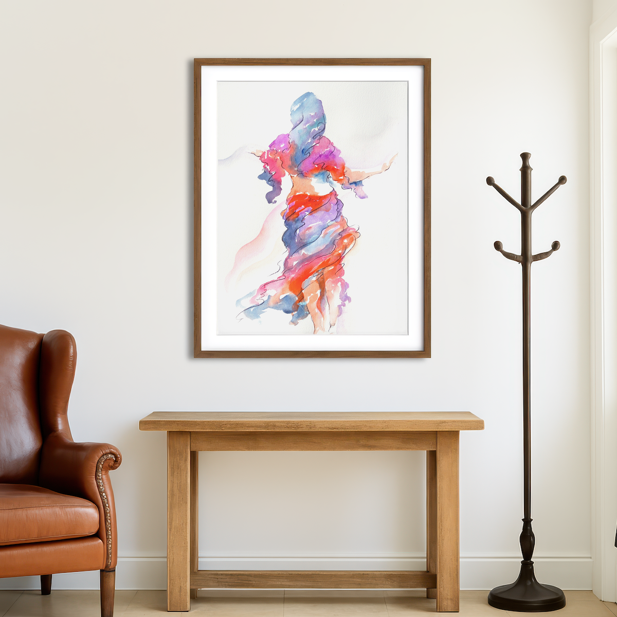 AUTO-MOCKUP ROOM | Leisurely Drift Wall Art