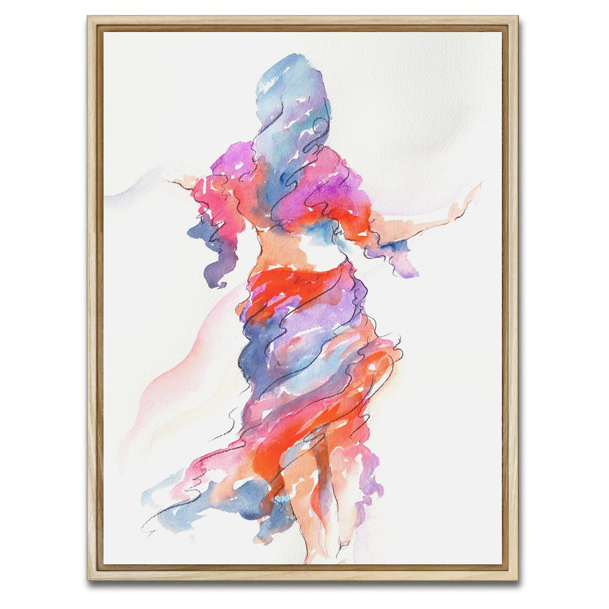 AUTO-MOCKUP WHITE | leisurely drift | 1 Piece | Natural Framed Canvas | group=3x4