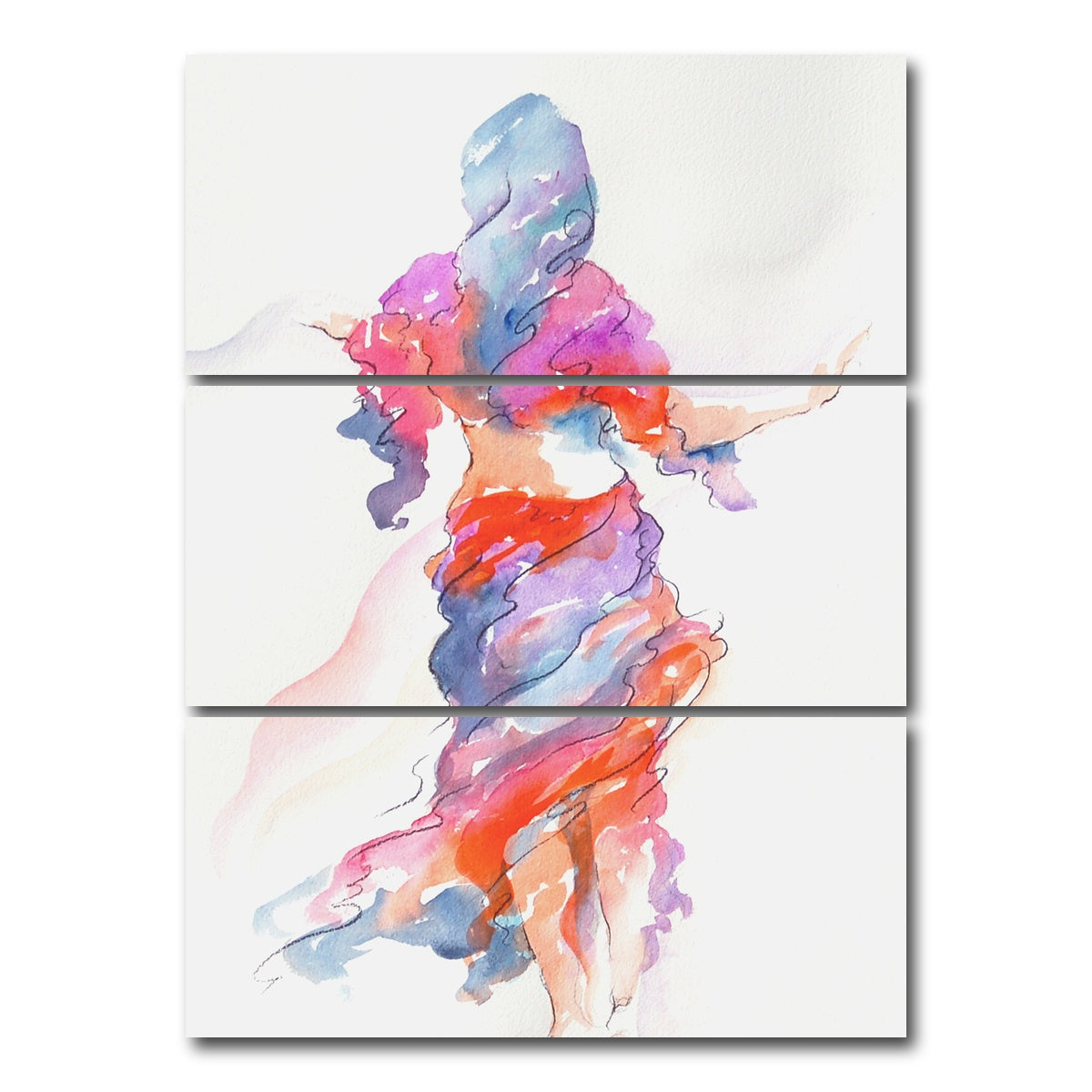 AUTO-MOCKUP WHITE | leisurely drift | 3 Piece | Gallery Wrap Canvas | group=8x18_stacked