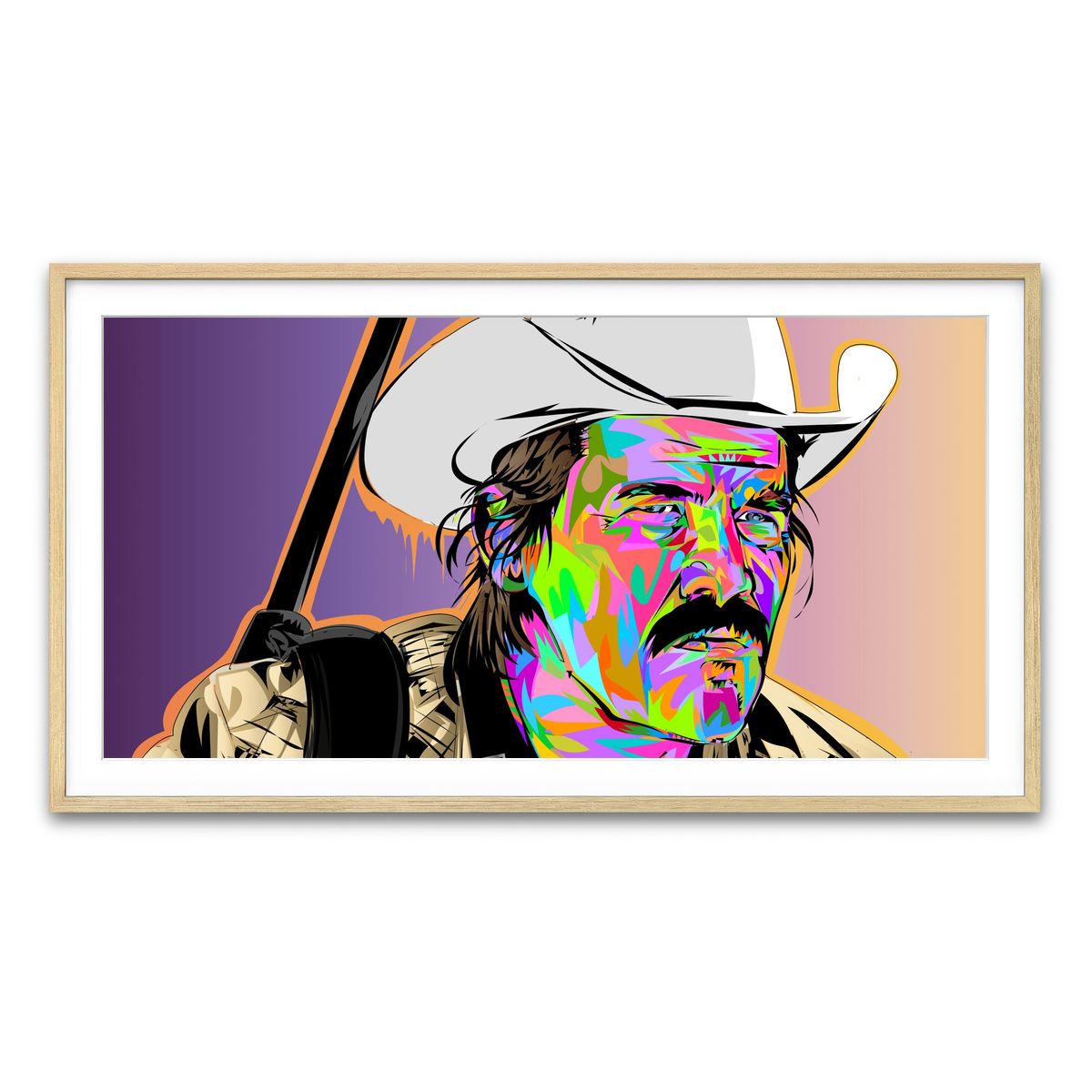 Framed Print 2x1 Natural