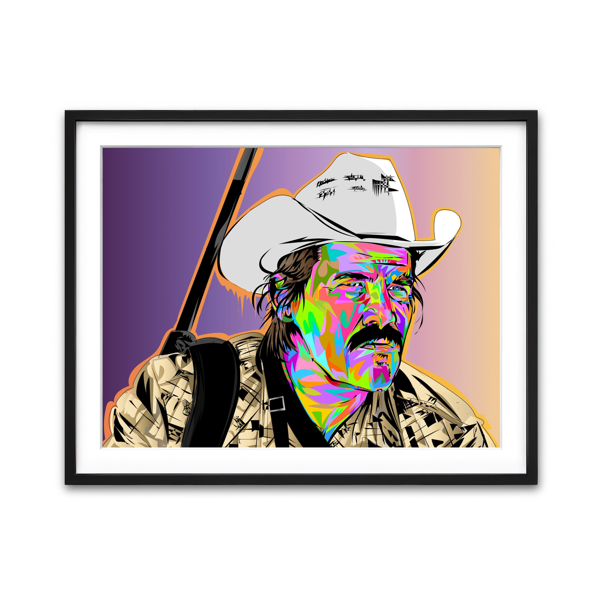 Framed Print 4x3 Black