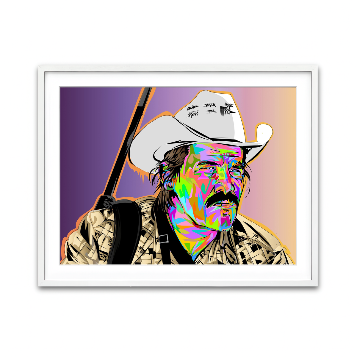 Framed Print 4x3 White