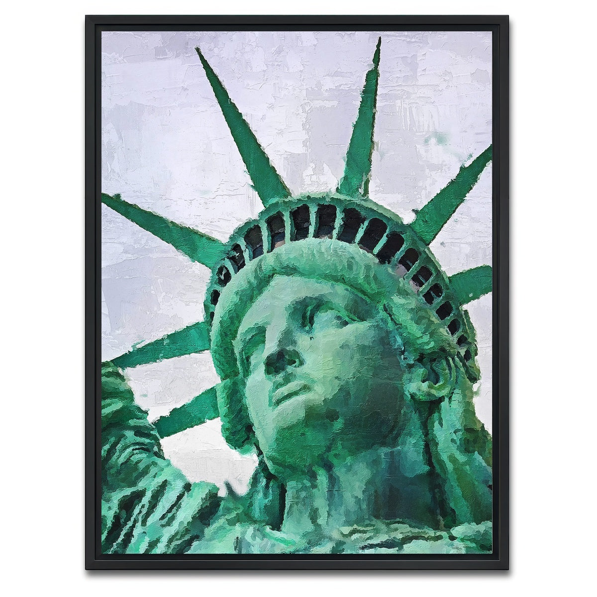 AUTO-MOCKUP WHITE | liberty Close-Up | 1 Piece | Black Framed Canvas | group=3x4