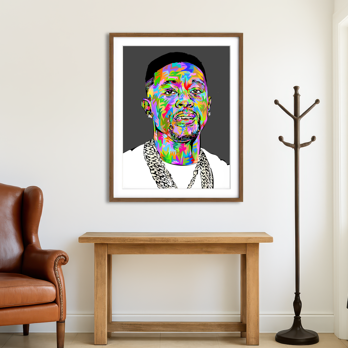 AUTO-MOCKUP ROOM | Lil Boosey Wall Art