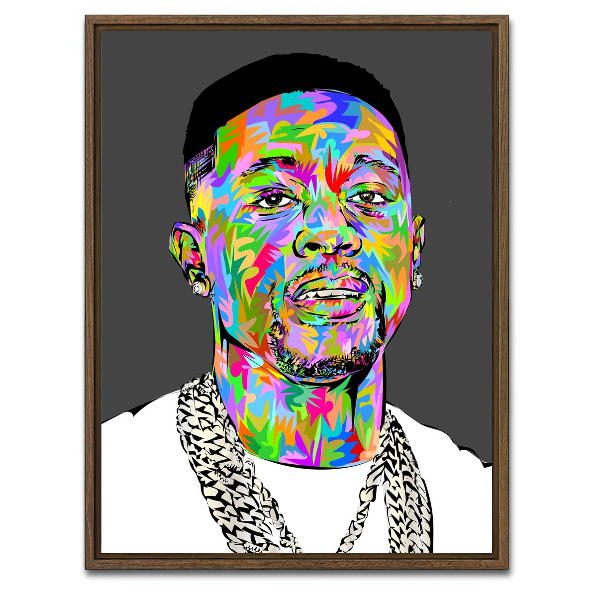 AUTO-MOCKUP WHITE | lil boosey | 1 Piece | Walnut Framed Canvas | group=3x4