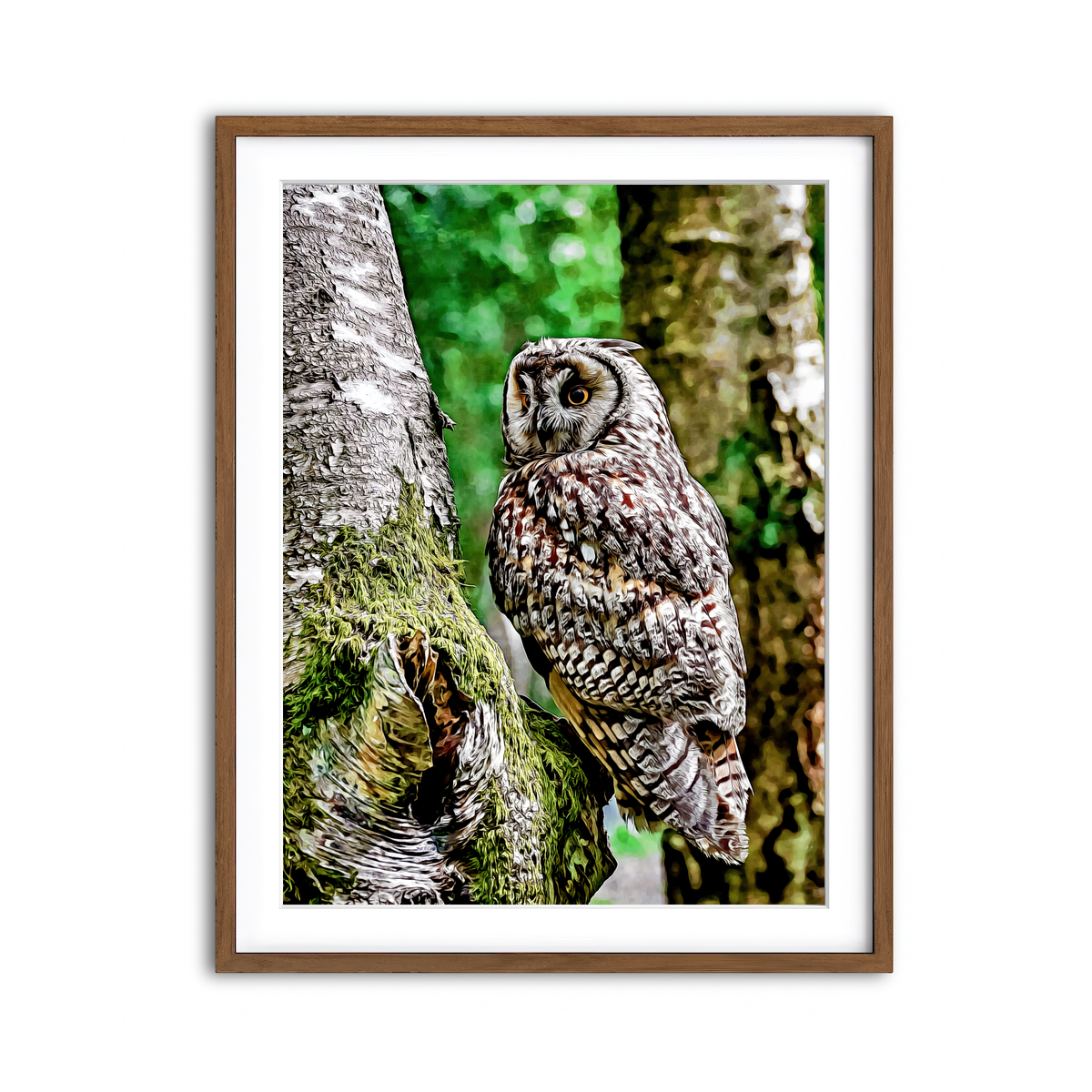 Framed Print 3x4 Walnut