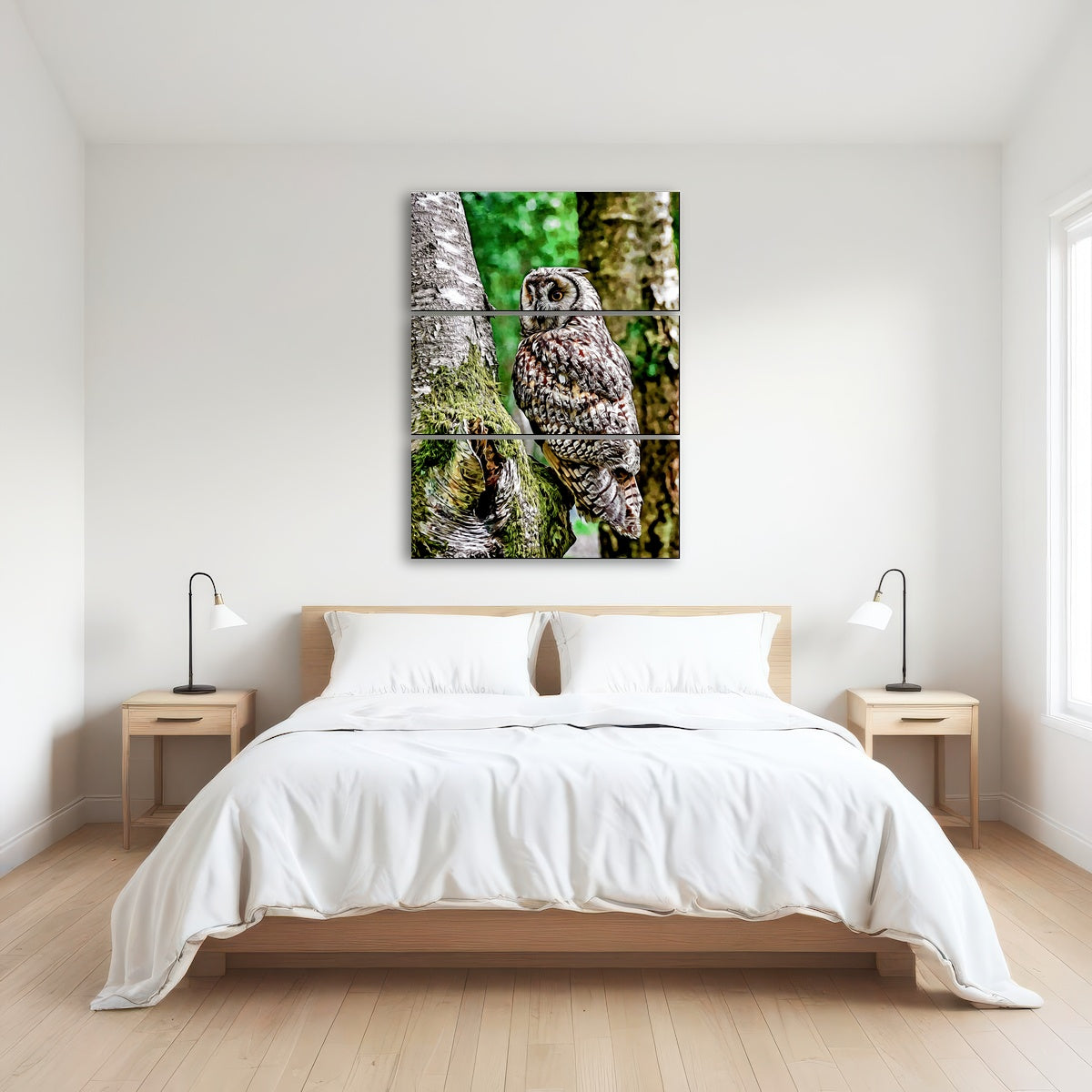 AUTO-MOCKUP ROOM | long eared owl