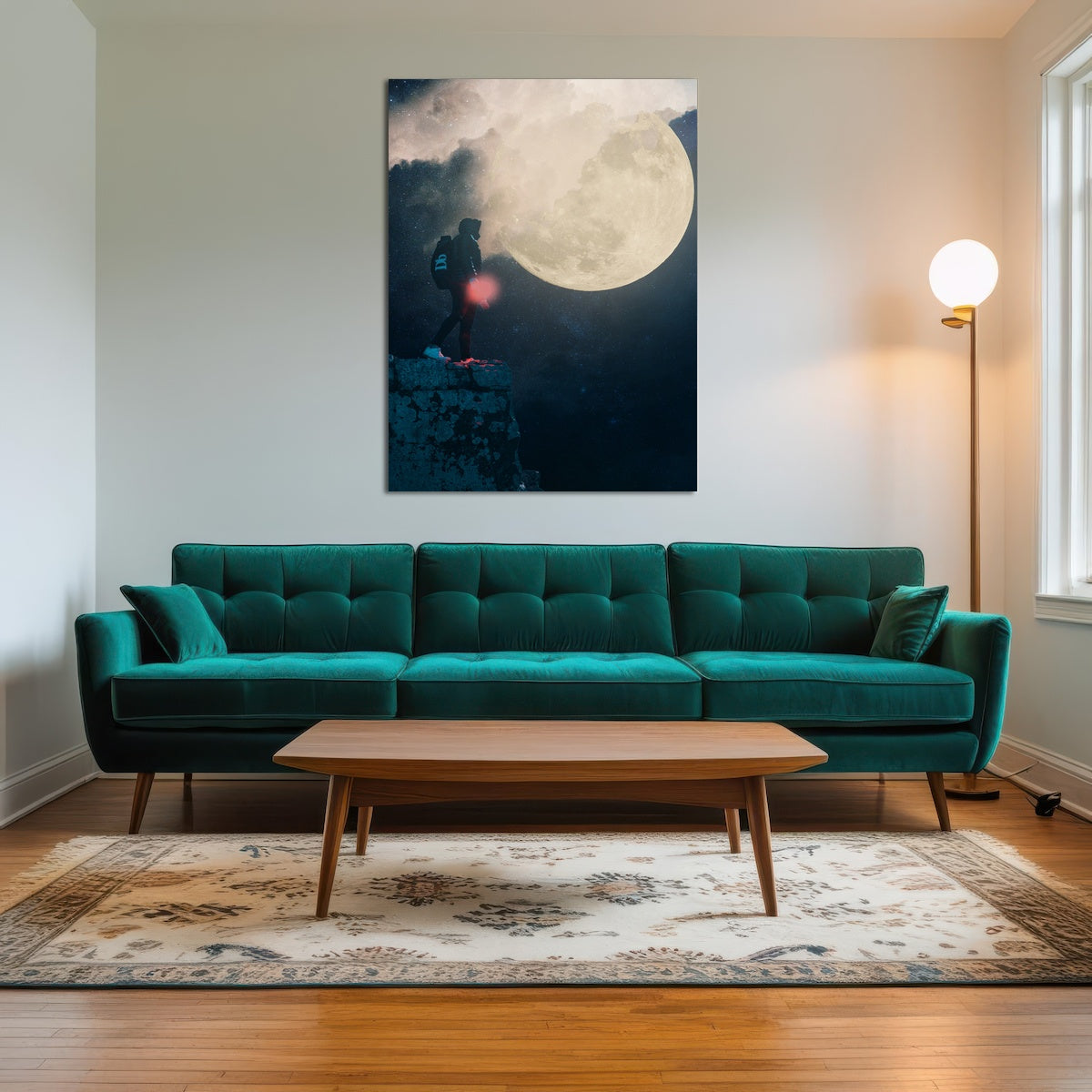 AUTO-MOCKUP ROOM | look at the moon