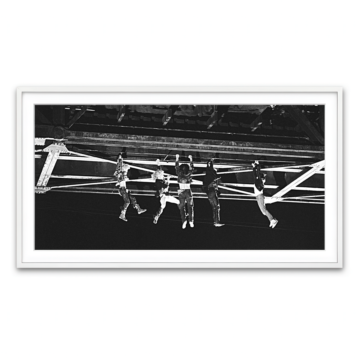 Framed Print 2x1 White