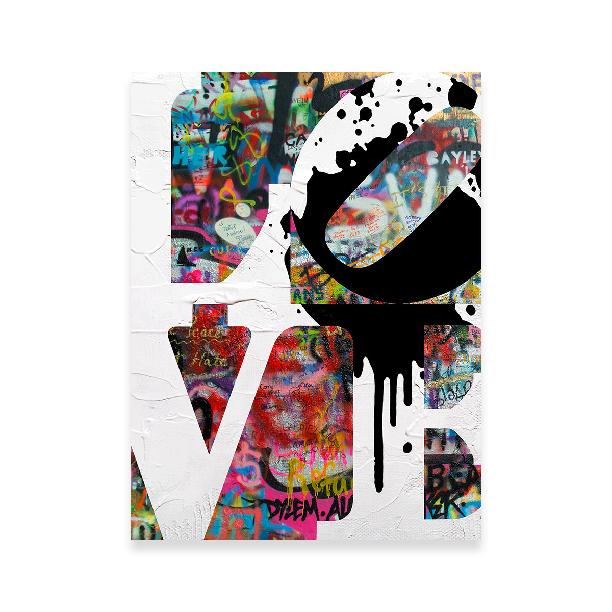 Love Heavy Graffiti Wall Art