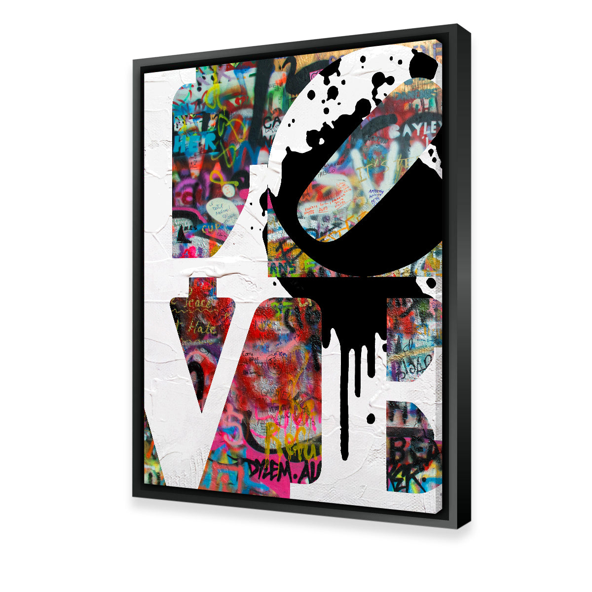 Love Heavy Graffiti Wall Art