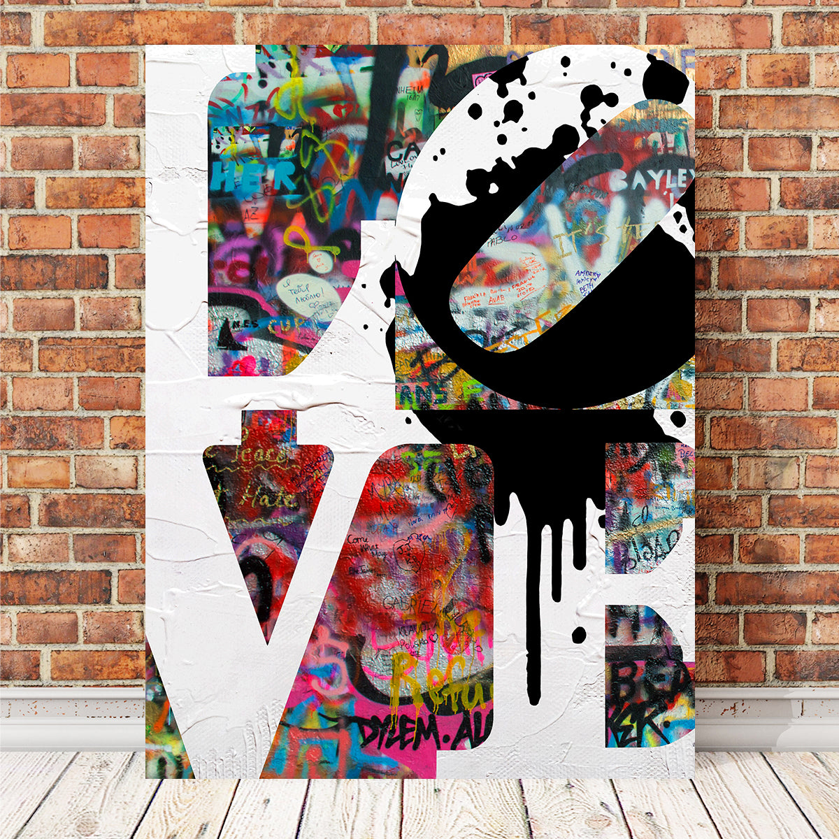 Love Heavy Graffiti Wall Art