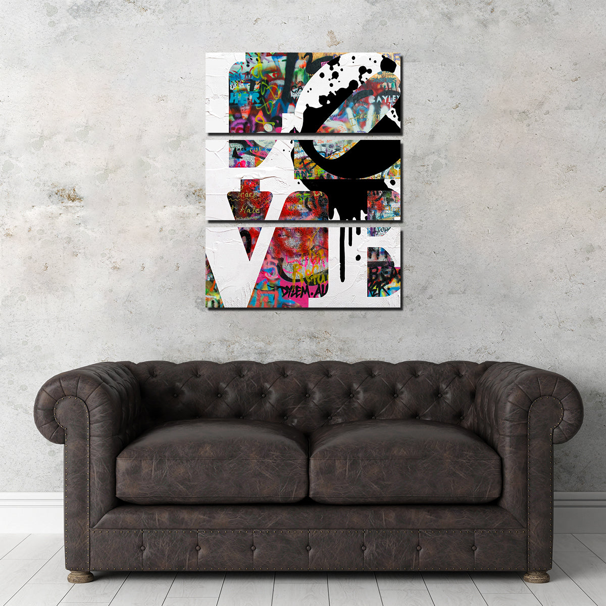 Love Heavy Graffiti Wall Art