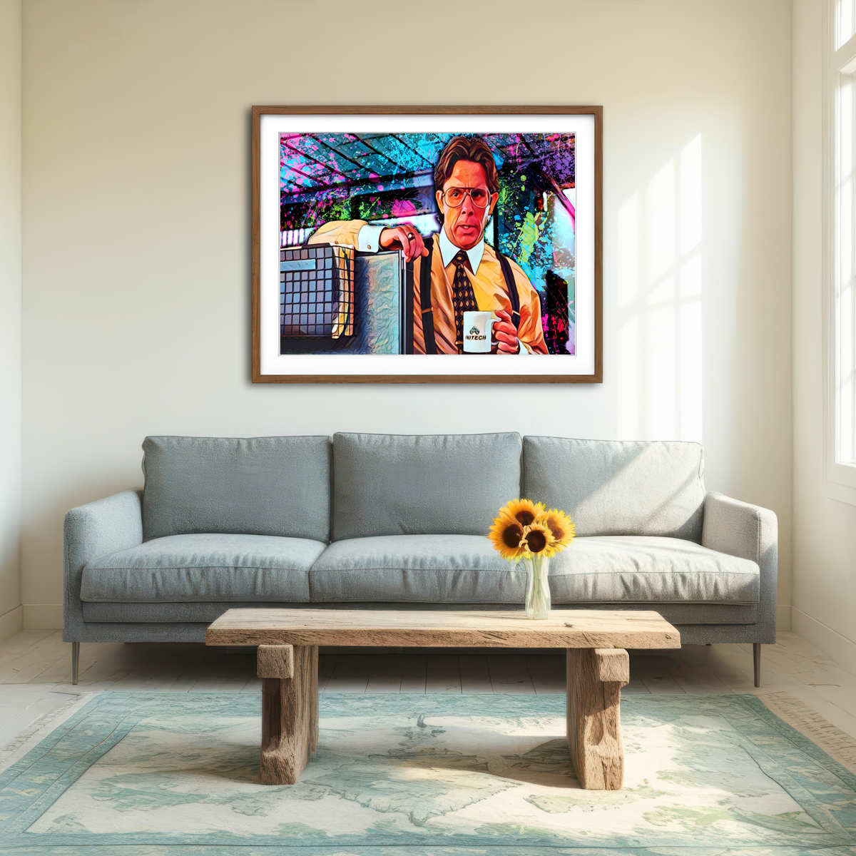 AUTO-MOCKUP ROOM | Lumbergh Wall Art