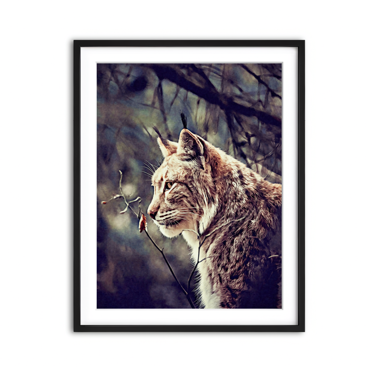 Framed Print 3x4 Black