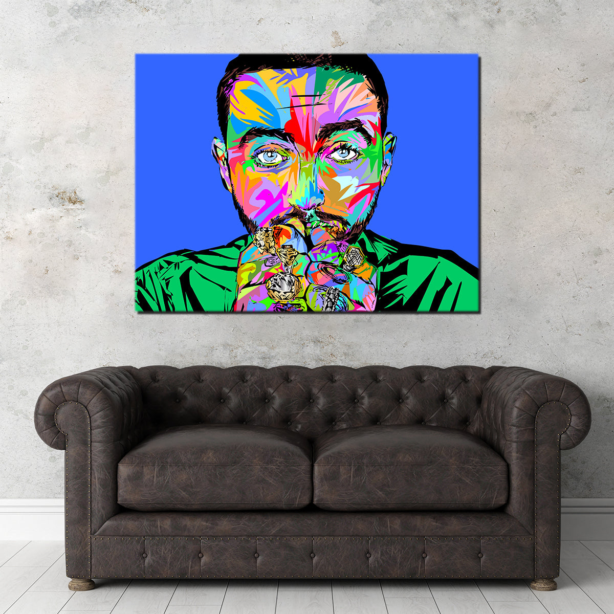 Macmiller Blue Wall Art