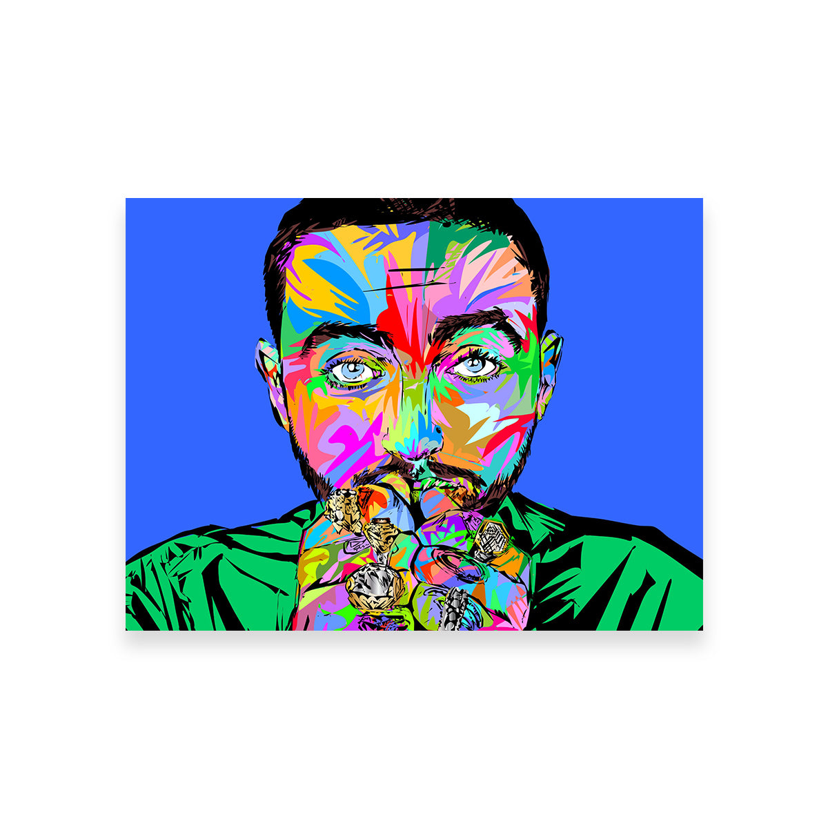 Macmiller Blue Wall Art