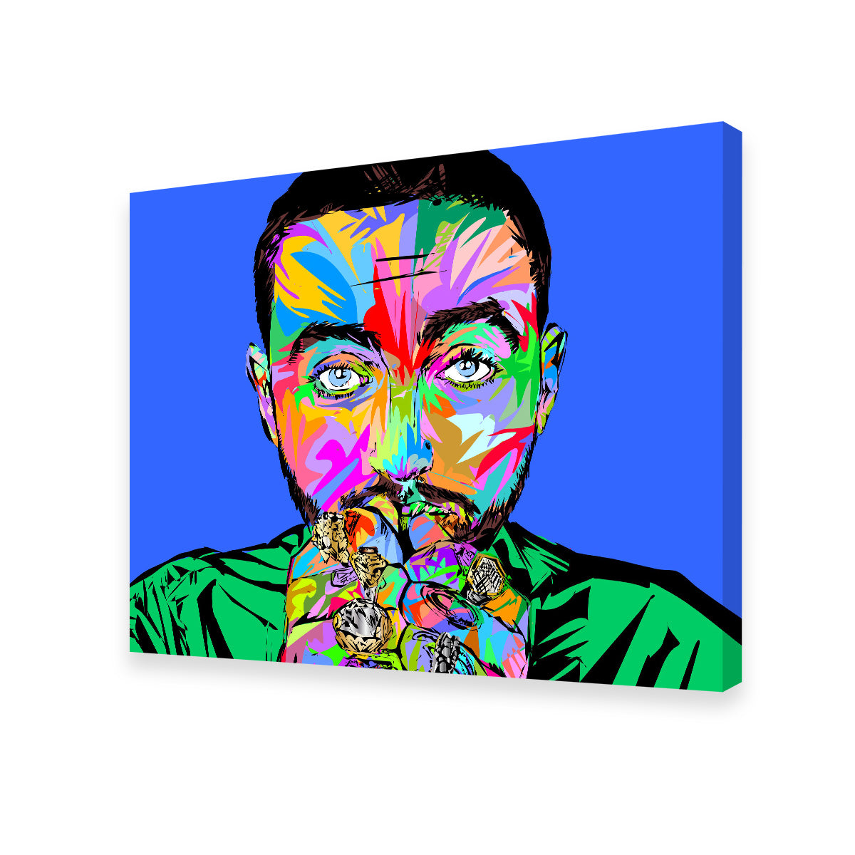 Macmiller Blue Wall Art