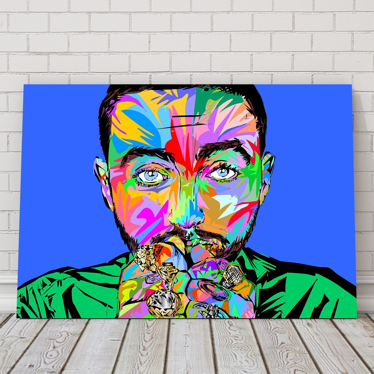 Macmiller Blue Wall Art