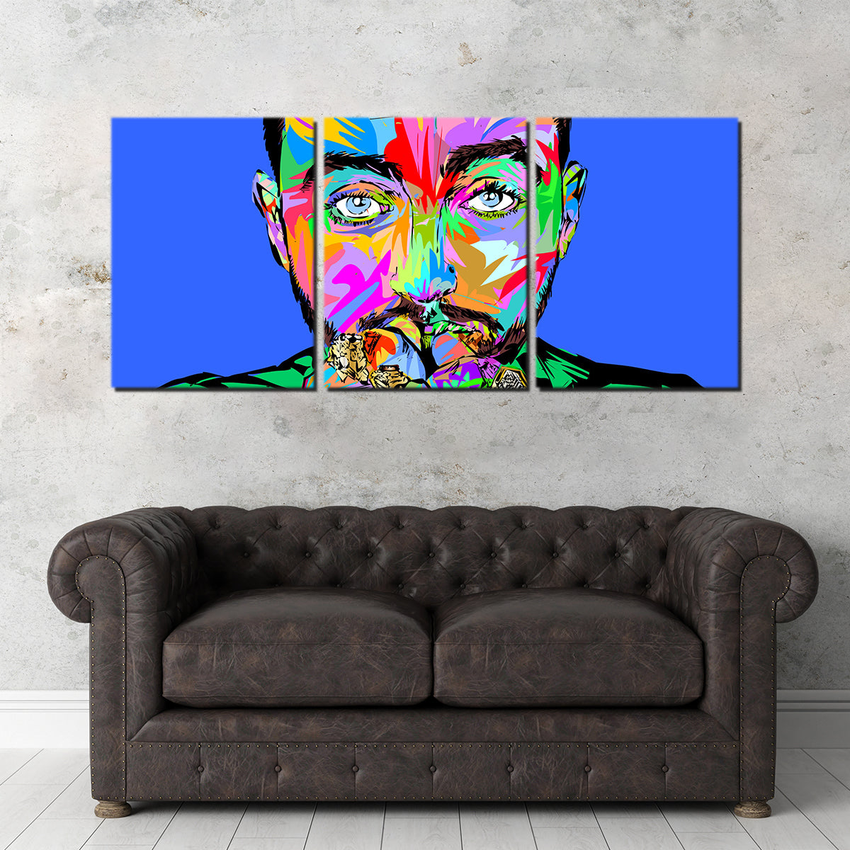 Macmiller Blue Wall Art
