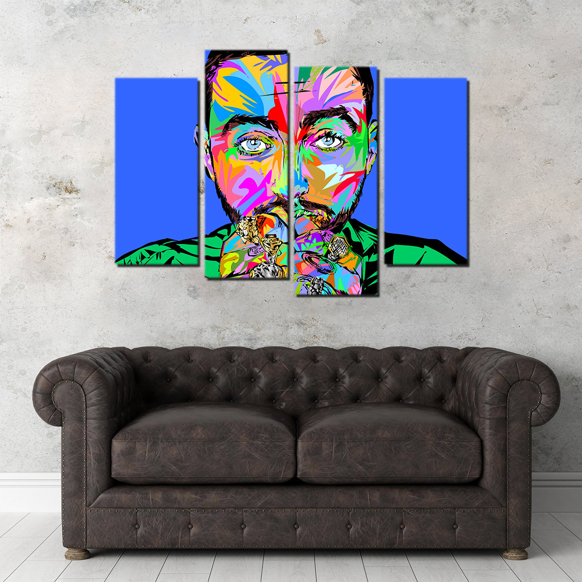 Macmiller Blue Wall Art