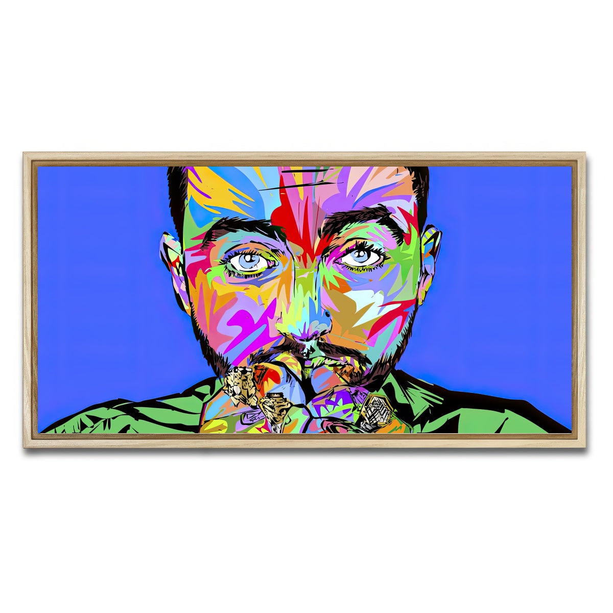 AUTO-MOCKUP WHITE | macmiller blue | 1 Piece | Natural Framed Canvas | group=2x1
