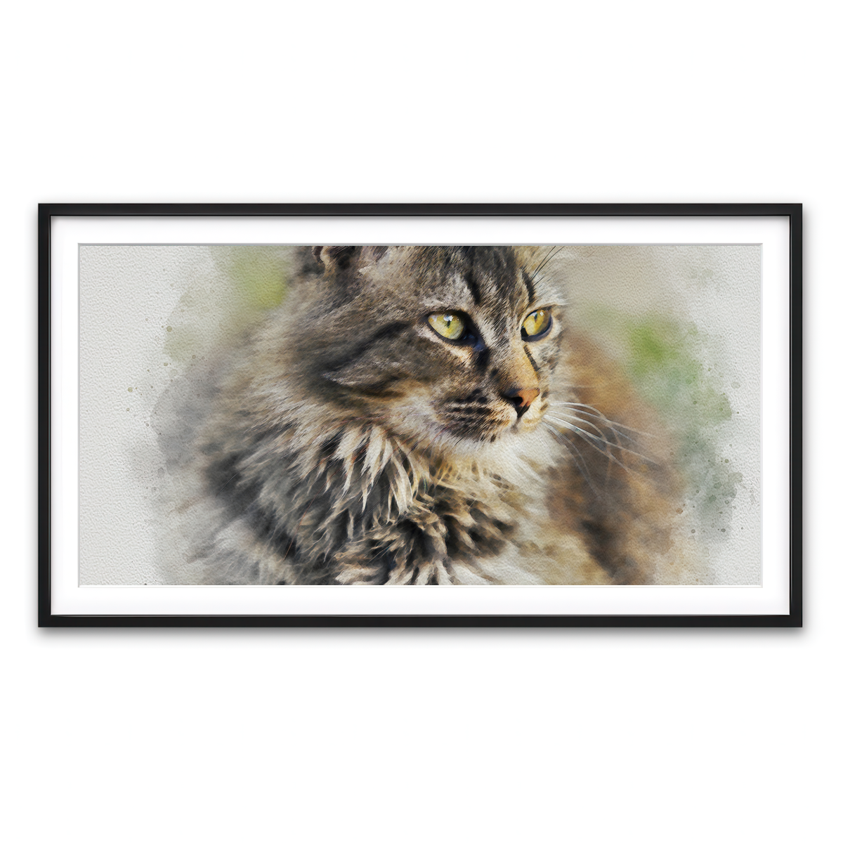 Framed Print 2x1 Black