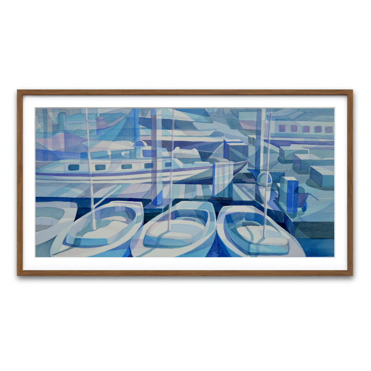 Framed Print 2x1 Walnut