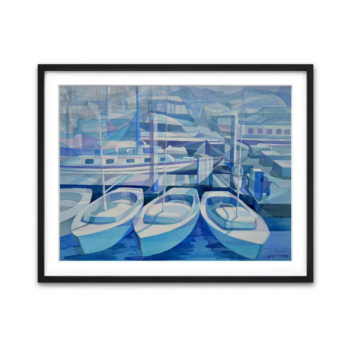 Framed Print 4x3 Black