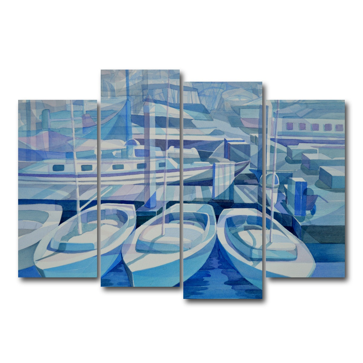 AUTO-MOCKUP WHITE | marina in blue | 4 Piece | Gallery Wrap Canvas | group=4_normal