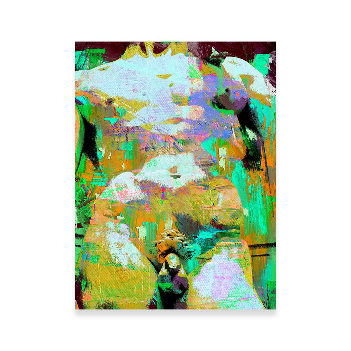 Michelangelo David Torso Wall Art
