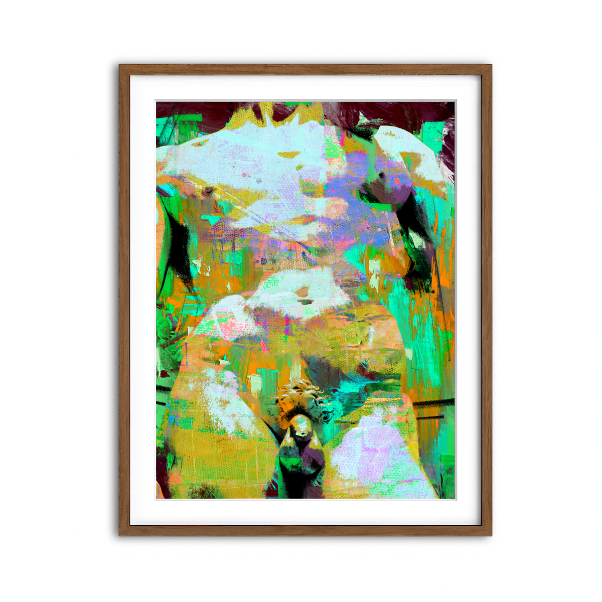 Framed Print 3x4 Walnut