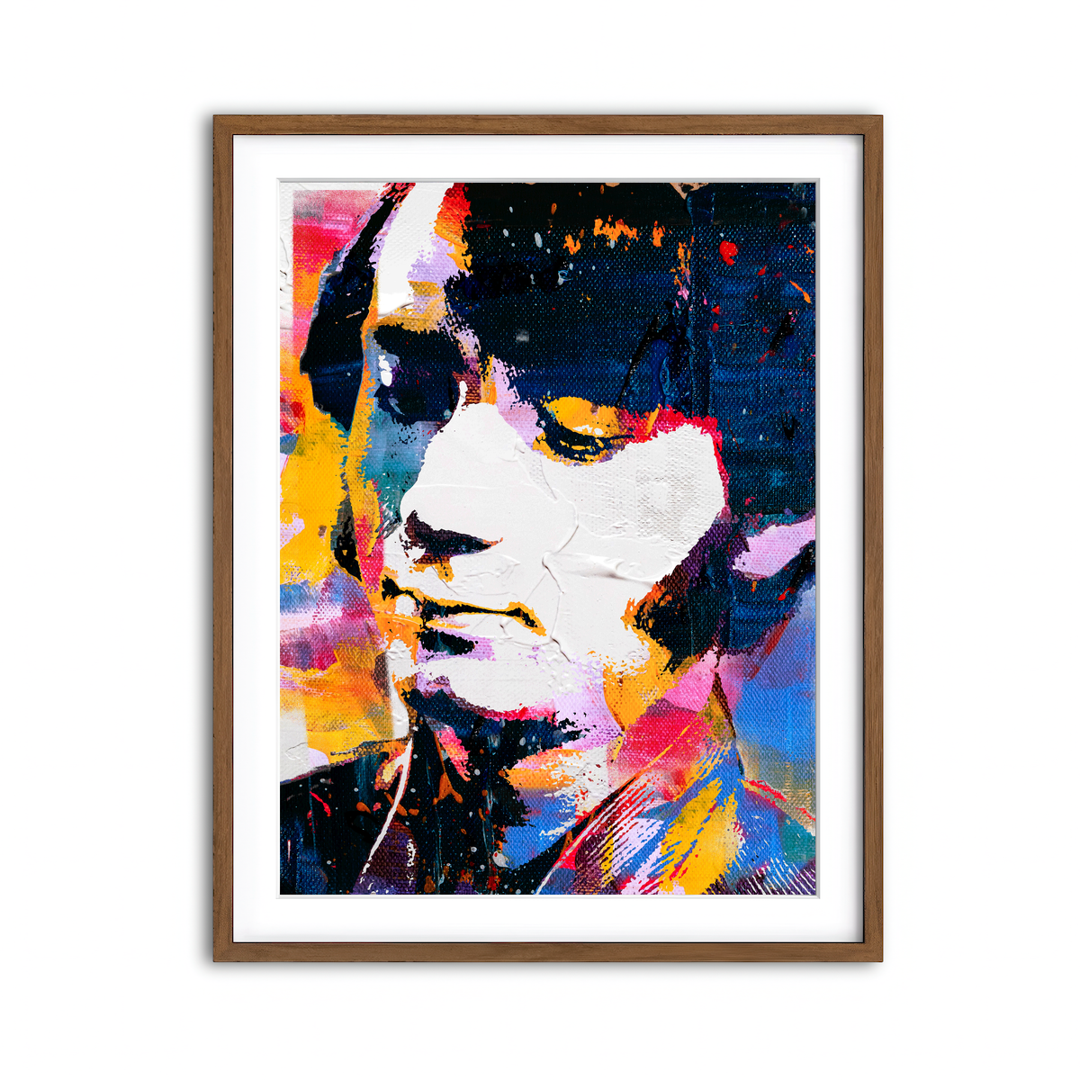 Framed Print 3x4 Walnut